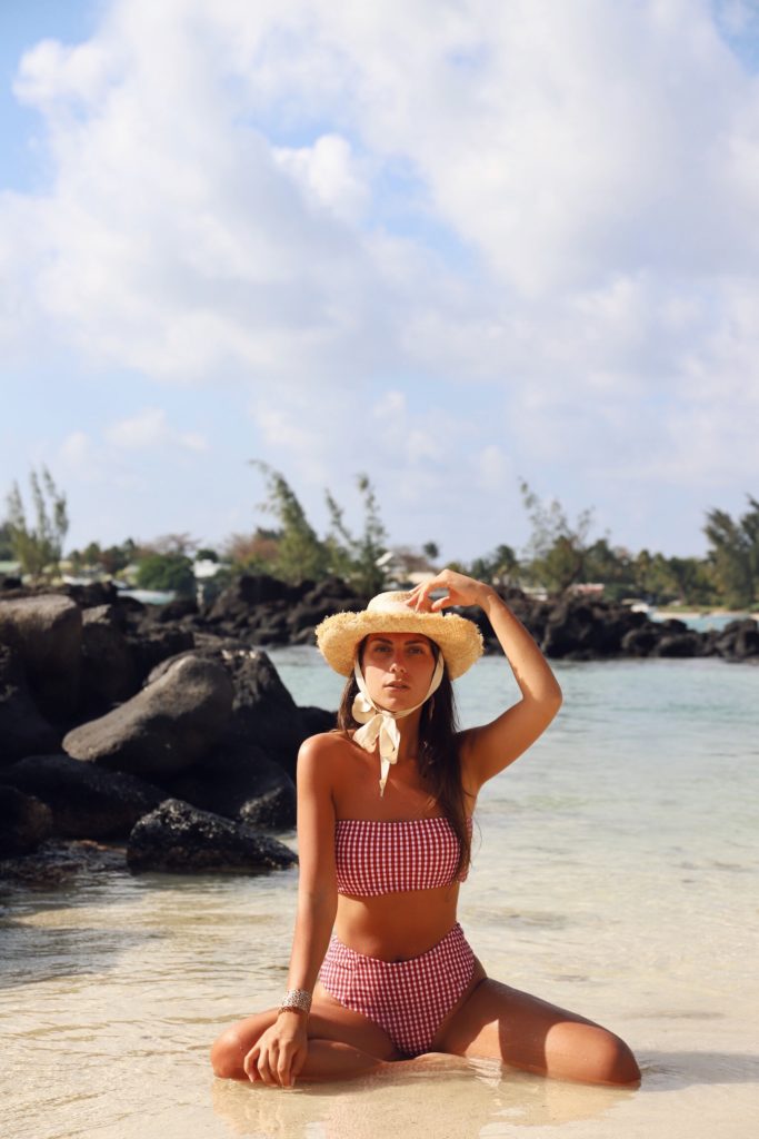 bikini gingham